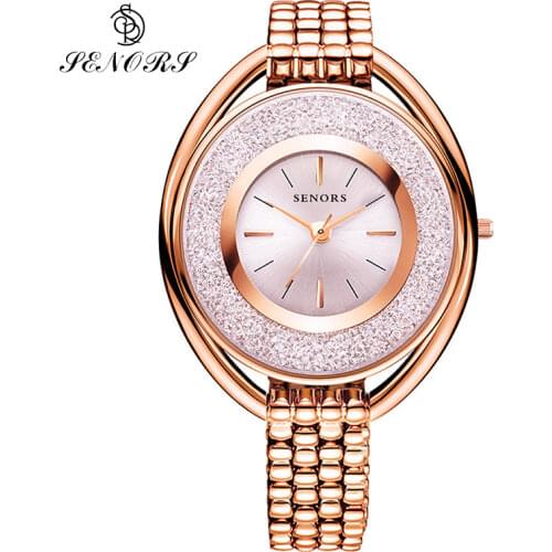 SENORS Rhinestone diamond watch Fashion jewelry bracelet Women watches Ladies Watch Relogio feminino Montre femme