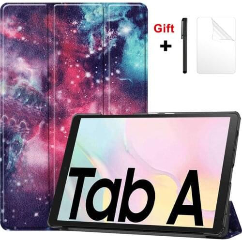For Samsung Galaxy Tab A7 10.4 T500 T505 T507 Tablet Case Folding Stand Cover for Samsung Galaxy Tab A7 10.4 2020 + Film+Pen