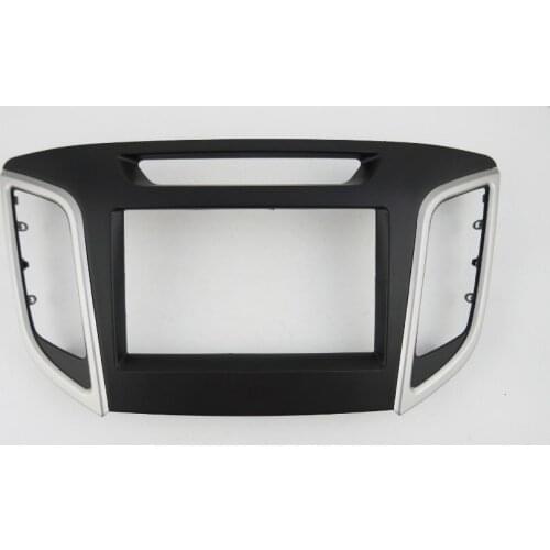 Double Din Facia for Hyundai iX-25 Creta 2014+ Radio DVD Stereo CD Panel Dash Kit Trim Fascia Face Plate Frame