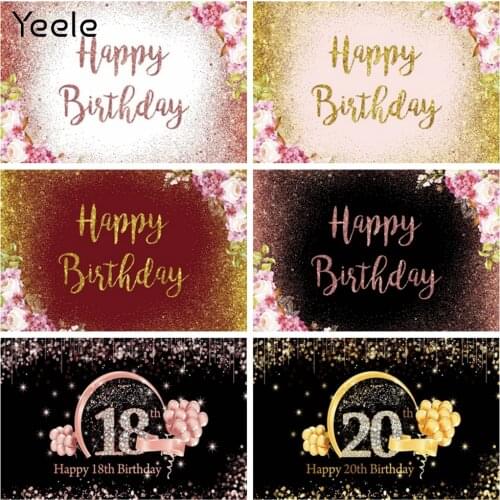 Yeele Photography Backdrop for Photo Studio Glitters Light Bokeh Abstract Newborn Baby Birthday Background Wedding Photocall
