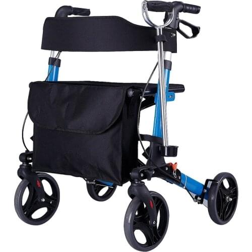 Hot-selling Foldable Elderly Walker Rehabilitation Walker with Brake