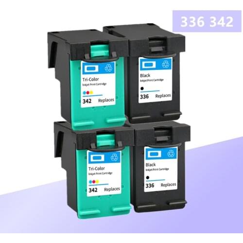 Ink Cartridge 336 342 Replacement for hp336 for hp342 for hp Deskjet 5440 PSC1510 Photosmart 1500 C3100 C3180 D5420 6310 printer