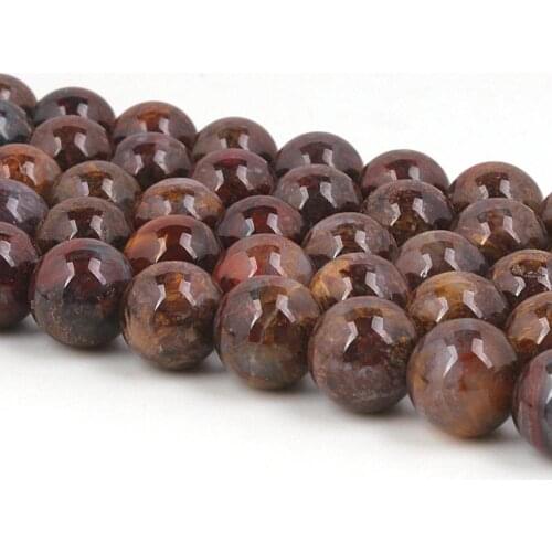 Natural Round AA Pietersite Gemstone Loose Beads 6 8 10mm For Necklace Bracelet DIY Jewelry Making