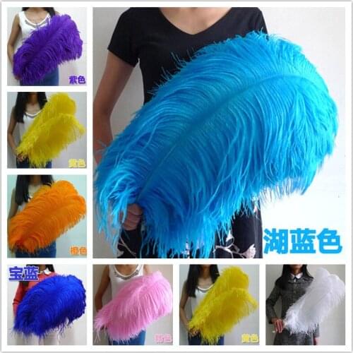 The New 50pcs/lot beautiful ostrich feather 65-70cm/26-28inches Wedding dancers Craft diy plumas de faisan plume