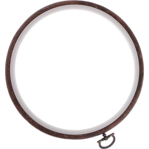 Embroidery Hoop Cross Stitch Hoop Wood Circle Display Frame for Craft Sewing