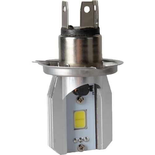 H4 COB LED Motorcycle High & Low Beam Headlight Front Light Bulb Lamp