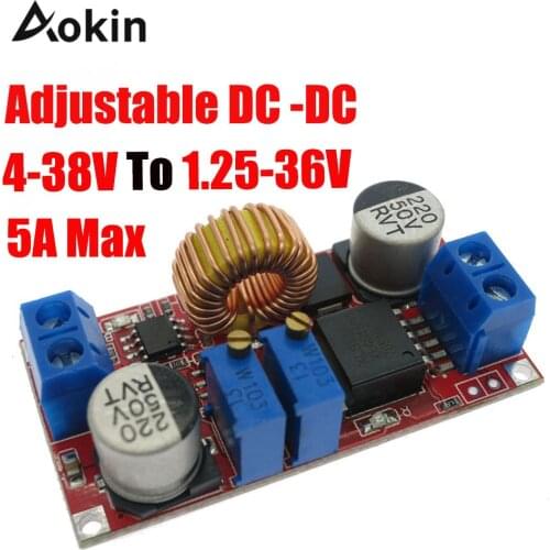 XL4015E1 5A DC to DC CC CV Step down Lithium Battery Loading Plate Lead Energy Converter Lithium Loader Step Down Module XL4015