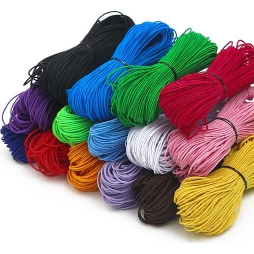 15Colors 1mm High Elastic Line Round Elastic Band Rubber Band Elastic Cord for Jewelry Findings Making Bracelet Diy Accessories