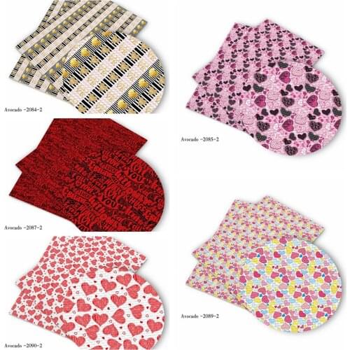 Huangtao Diy 50X150cm Love Printing Cartoon Character Pattern Double Brush Poly Fabric By Yard 100% Polyester Fabric