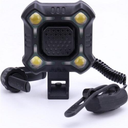 Ultra Bright Electric Bicycle Bell USB Charging Bike Horn Light Headlight Cycling 2018 Hot Sale Dropshipping