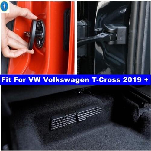 Interior Refit Seat Under Dust Plug Air AC Outlet Vent / Door Lock / Rust Waterproof Cover For VW T-Cross T Cross 2019 - 2021