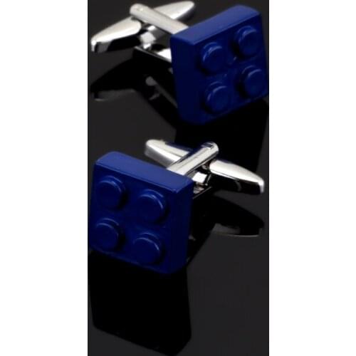 XK024 The blue pill model Cufflinks mens business shirt clothing accessories in high-grade wooden Cufflinks copper material
