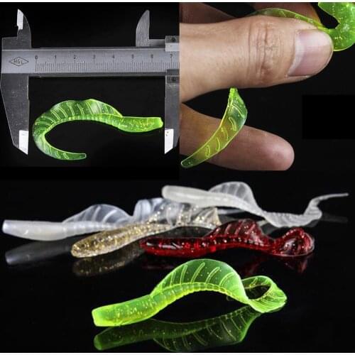 10pcs Soft Silicone Fishing Lure Fish Tackle Artificial Hard Bait Swimbait Luminous