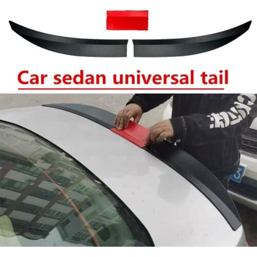 Carbon Fiber Car Spoilers DIY Refit Spoiler For Audi BMW Toyota Honda KIA Hyundai Opel Mazda Ford Skoda