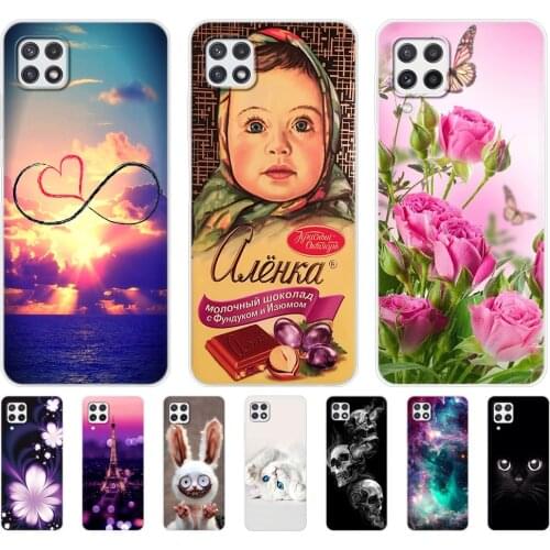 For Samsung A22 Case Back Phone Cover For Samsung Galaxy A22 5G 4G Coque Bumper Soft Tpu Silicon Protective Fundas Dropshipping