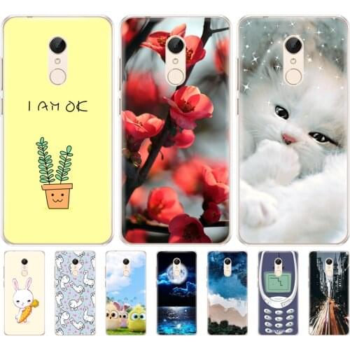 Case for xiaomi redmi 5 plus case cover painted soft Silicon phone back cover case on redmi 5 5plus cases protection bumper