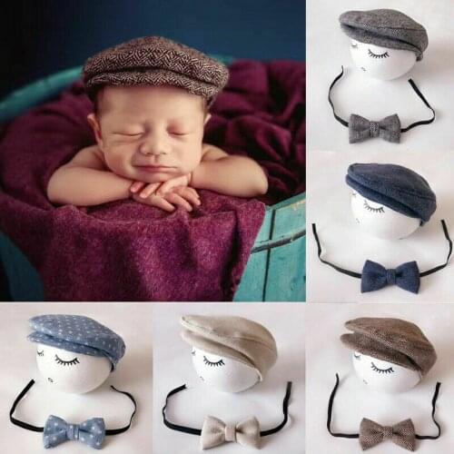 Baby Cute Newborn Peaked Beanie Cap Hat Baby Boys Girls Photography Prop 0-1M