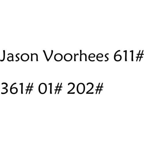 Friday The 13th Jason Voorhees 611# 361# 01# 202# Vinyl Dolls Action figures Collection Model Toys for Children Birthday Gift