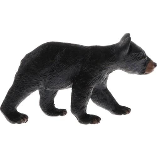 Simulation Animal Model Figure Toys Figurine Home Decor Black Bear S