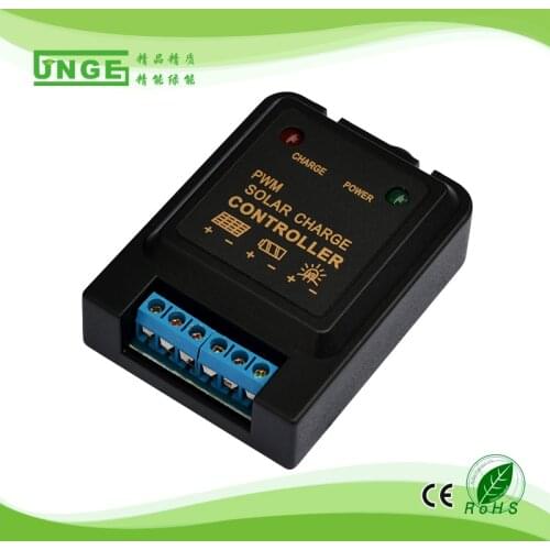 JNGE Power Free Shipping Cheap 5A 6V or 12V PWM Solar Charge Controller Regulator for solar garden lamp,solar pest-killer lamp