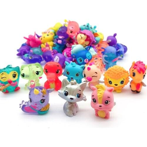 Cartoon Mini littlest hatches Pets (no Eggs) bear bird Action Figure Figurines Collectible Dolls Kids Toys