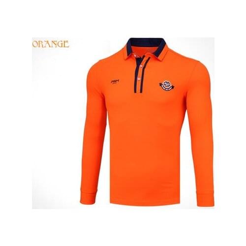 PGM spring autumn golf Long Sleeve t-shirt mens No fading soft breathable golf apparel mens golf tshirts sportswear