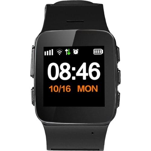 Elderly Kids GPS Watch Tracker Safety Anti-Lost Locator Watch GSM GPS LBS Old Man Positioning SOS Alert Free APP Platform