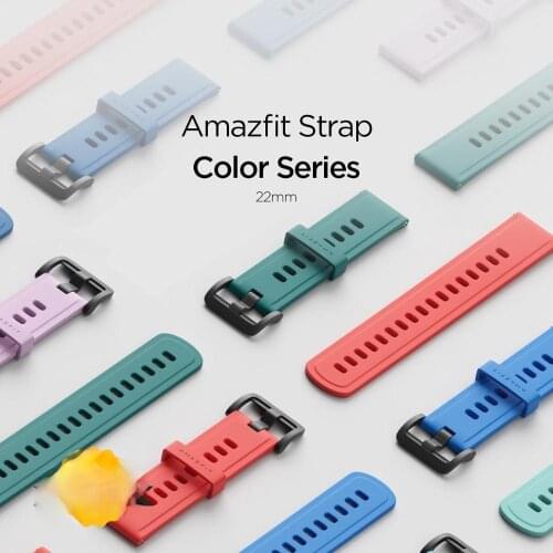 Xiaomi Mijia Amazfit Strap 22MM Watch Amazfit Smart Watch Strap For Amazfit Pace GTR Stratos Pace Watch Amazfit Smartwatch Strap