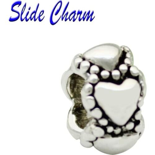 Romantic Valentines Day gift DIY beads,You so loved Heart Shape Beads for Jewelry Making Fit Pandora bracelet necklace