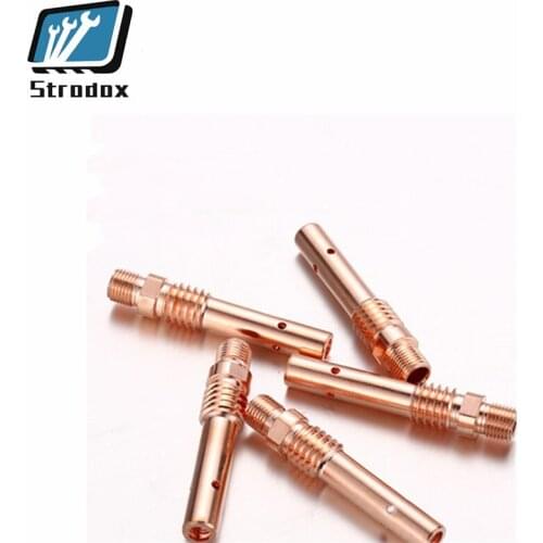 20PCS Gas shielded welding machine Panasonic350 Welder torch accessories Purple Copper connecting rod conductive tip nozzle seat
