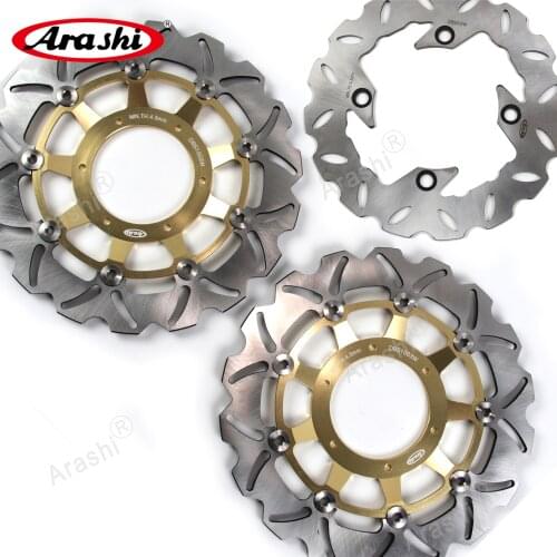 ARASHI CBR600 F Brake Disc For HONDA CBR F 600 2001 2002 2003 2004 2005 2006 2007 CBR600F Front Rear Brake Rotor CBR F 600 SPORT