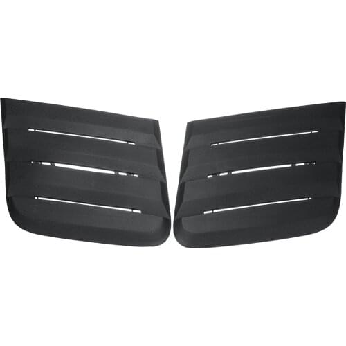 1 Pair Black Hood Vent Heat Extractors Air Intake Trim Sticker Cover For Ford For Mustang GT Ecoboost 2018 2019