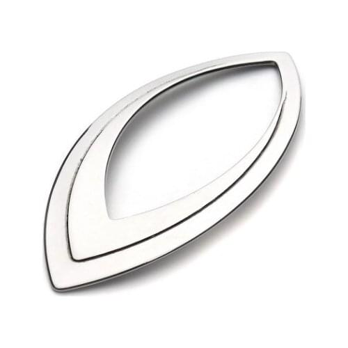 10pcs/lot 19mm*63mm stainless steel Connector Metal Alloy Pendant For DIY bracelet Jewelry Making dfg4