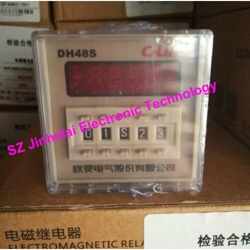 100%New and original DH48S (DH48S-1Z) C-Lin Time relay AC220V, DC24V (attached Base support)