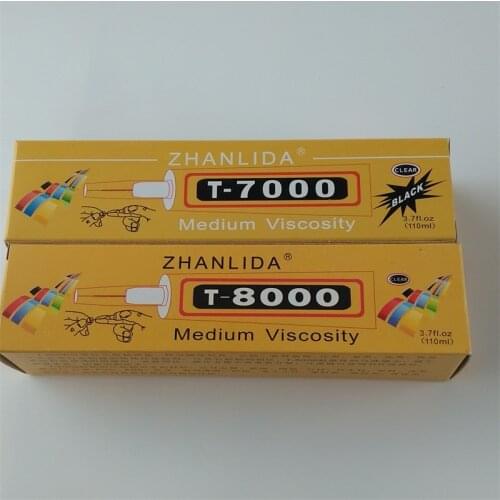 2pcs 110ml T7000/T8000 needle type mobile phone screen glue DIY craft jewelry drill beauty drill epoxy resin adhesive