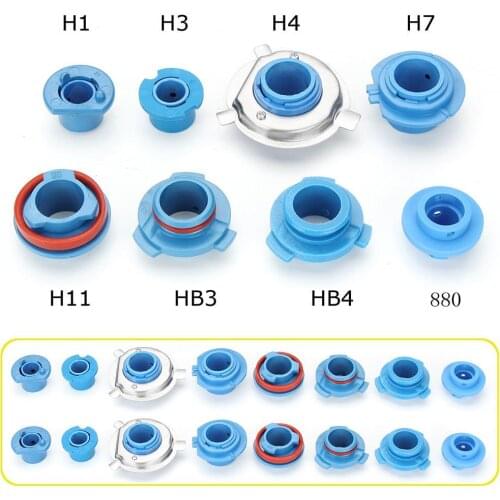 2Pcs LED Headlight Lamp Bulb Base Adapter Retainer Holder 880 HB4 HB3 Car Lights Automobiles Accessories