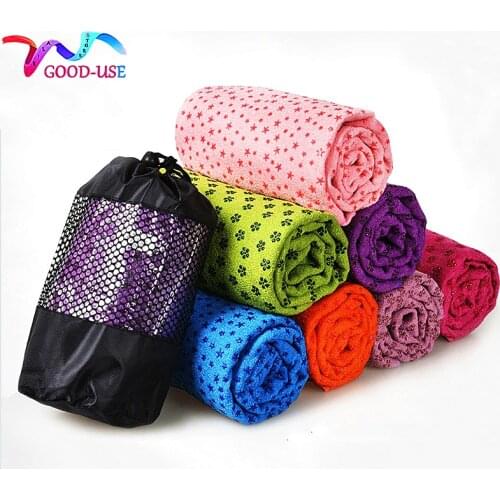 5 Colors Sports Body Building Yoga Mats Pilates Blankets Fitness Non Slip Yoga Cover Towel Size 183cm*61cm