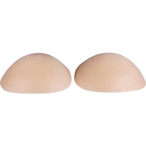 5pair Khaki Bra Pads Triangle Sponge Women Intimate Padded Invisible Removable Cups for Bikini Swimsuit Padding Insert WB130