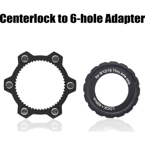 Centerlock a 6-agujero adaptador Centro de bloqueo de 6 agujero de freno de disco la cerradura para 6 Bolt SM-RTAD05/SM-RTAD10