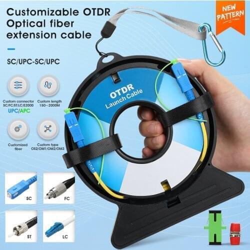 COMPTYCO SC/FC/ST/LC-UPC/APC OTDR Dead Zone Eliminator,Fiber Rings 2000M Fiber Optic OTDR Launch Cable Box SC/UPC-SC/UPC