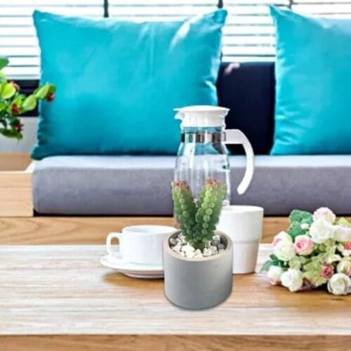 Flower Pot Epoxy Resin Mold Planter Pot Silicone Mould DIY Crafts Soap Candle Home Decorations Casting Tools B03B