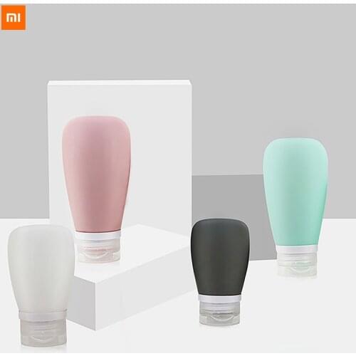 1pcs new xiaomi 38ml/60ml/90ml Travel Silicone Bottle Set Portable Shampoo Container ABS Detachable Accessories For Smart Home