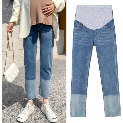 Pregnant Womens Pants Spring And Autumn Outside Loose Leggings Nine Jeans Winter Bottom Casual Pants