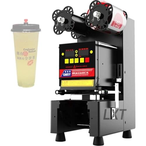 Electric Cup Sealing Machine Can Sealing Machine for Milk Tea Fully Automatic Stand Table Cup Sealer