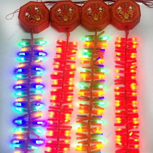 Electric Firecracker Celebrate Celebration Firework Pyrotechnic Red String Party New Year Decoration Spring Festival Chinese Toy