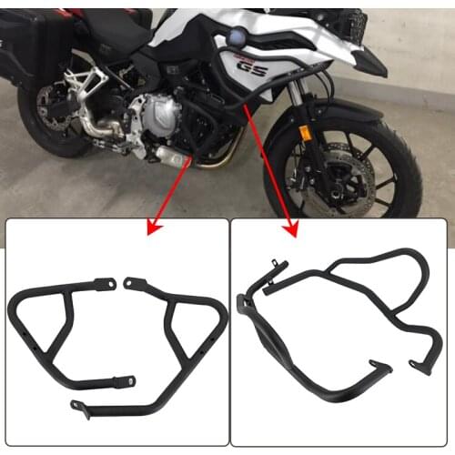 F850GS F750GS New Motorbike moto Engine Guard Crash Bar Frame Protector Upper Lower Full set For BMW F850 GS F750 GS 2018 2019