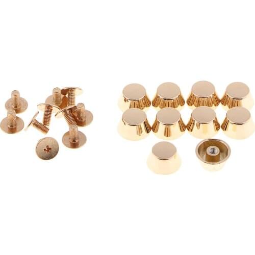 10 Pieces Bucket Shape Rivets Leather Craft Bag Wallet Handbag