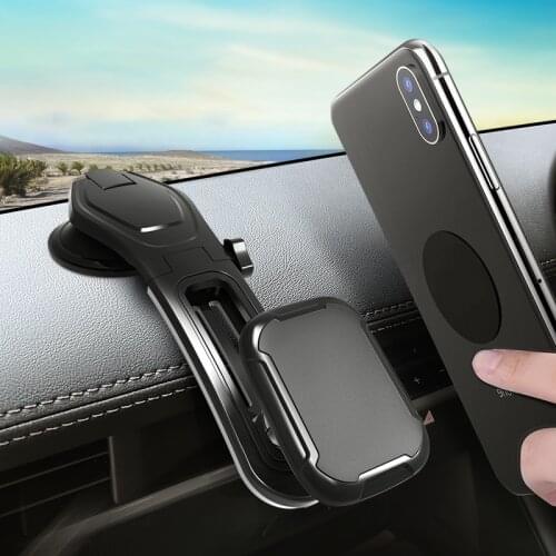 Magnetic Car Holder Stand Universal 360° GPS In Car Phone Holder For iPhone Samsung Xiaomi Dashboard Magnet Cellphone Mounts