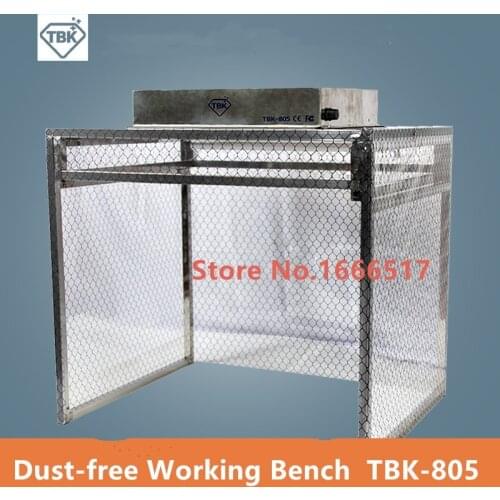 Mini Size Dust Free Clean Room For Phone LCD Refurbish Cleaning Work Bench Foldable TBK-805 Brand New RH
