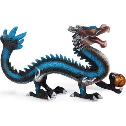 Simulation Solid Static Animal Model Ornament Realistic Oriental Fairy Dragon Children Educational Prop Auspicious Decor